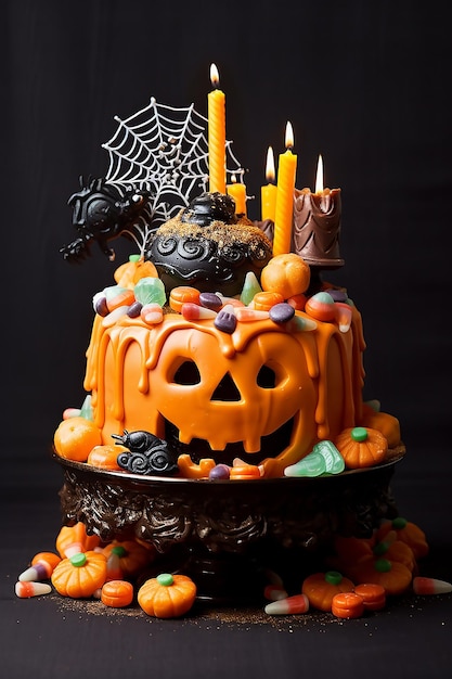 Cake for halloween party