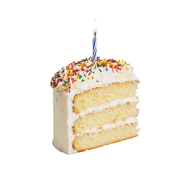 cake isolated on white background