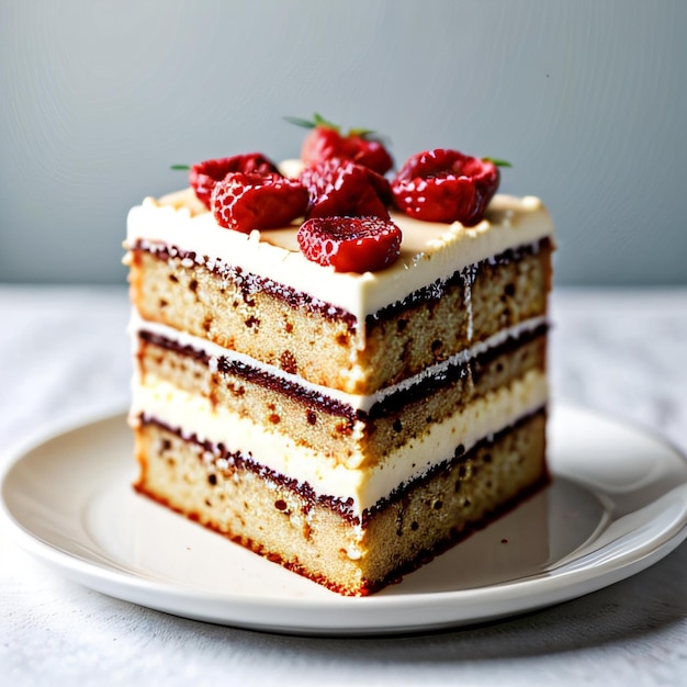 Cake isolated on white background