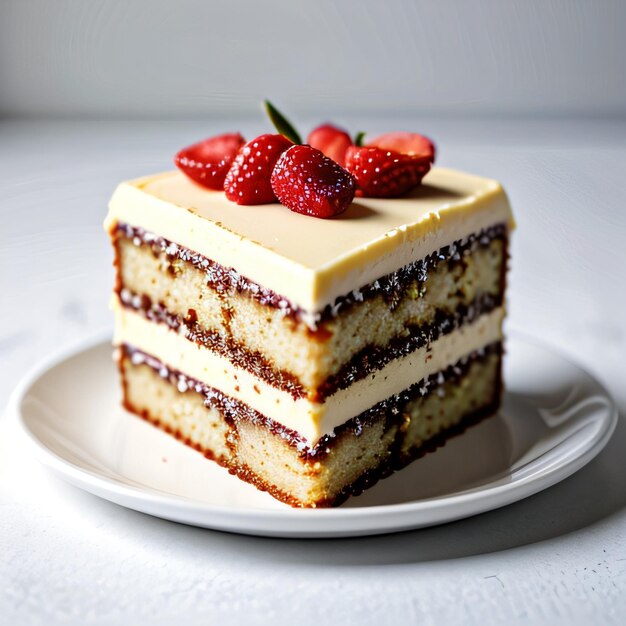 Cake isolated on white background