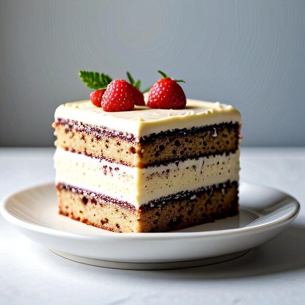 Cake isolated on white background