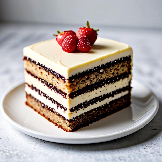 Cake isolated on white background