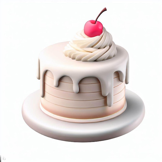 cake with cream frosting png transparent background