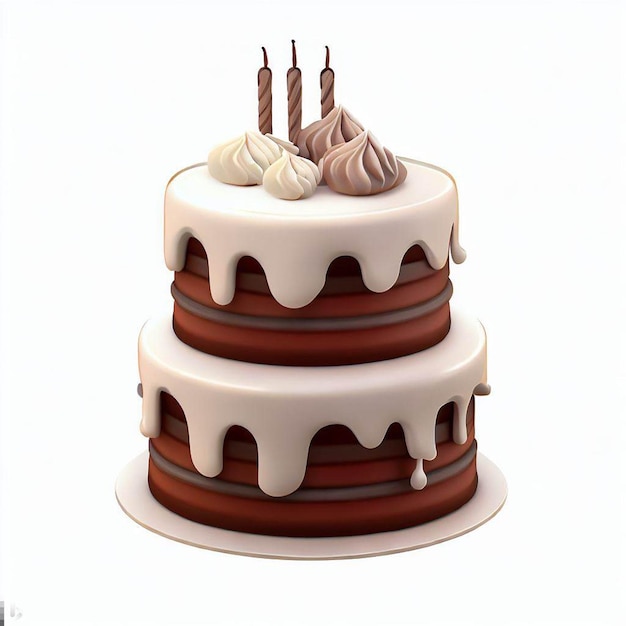 cake with cream frosting png transparent background