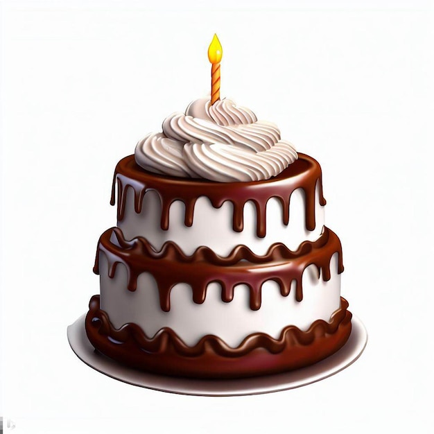 cake with cream frosting png transparent background