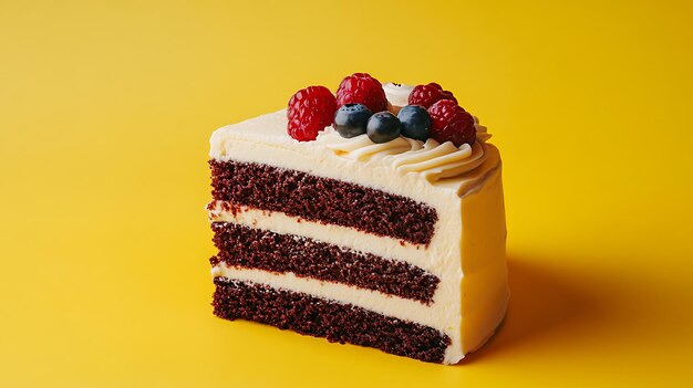 a cake with raspberries and raspberries on top of it