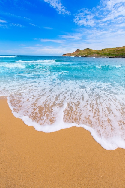 Cala Binimela in Menorca at Balearic islands