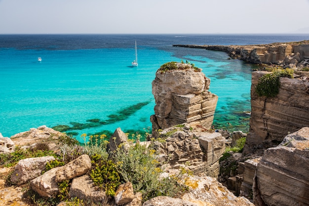 Cala Rossa in Favignana