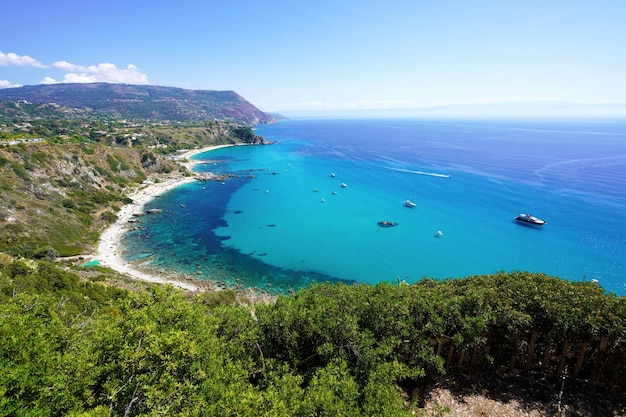 Calabria Coast with Capo Vaticano Italy