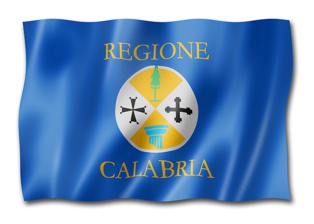 Calabria region flag Italy