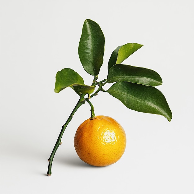 Calamondin Fruit on White Background