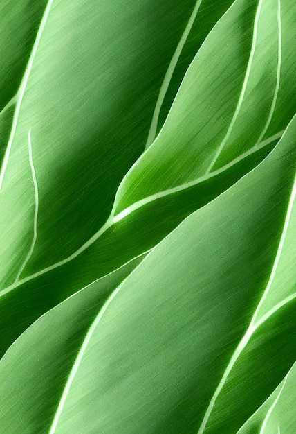 Calathea leafs close up pattern 3d illustrated