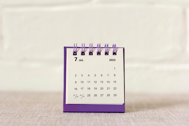 Calendar for July 2023 for planning your time