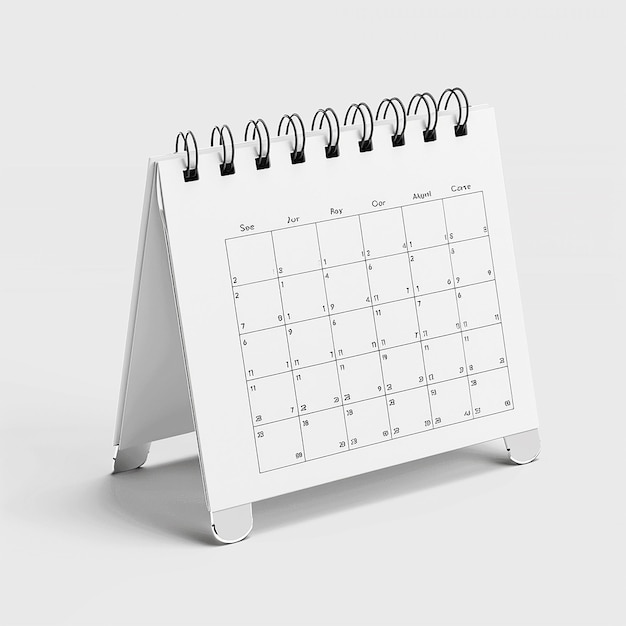 calendar mockup