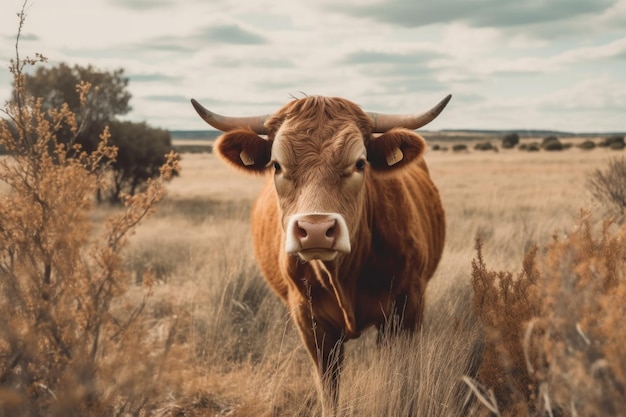 Calf face selective focus