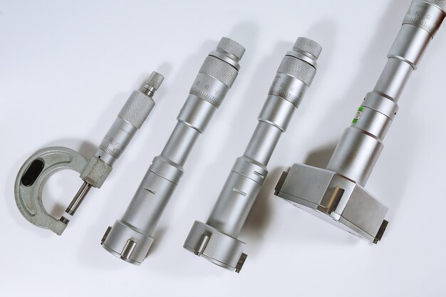 Calibration Bore micrometer. Device for accurate measurement of hole diameter.