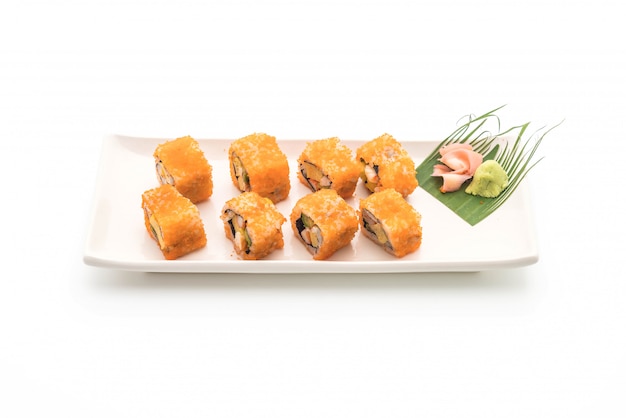 california sushi roll - japanese food style