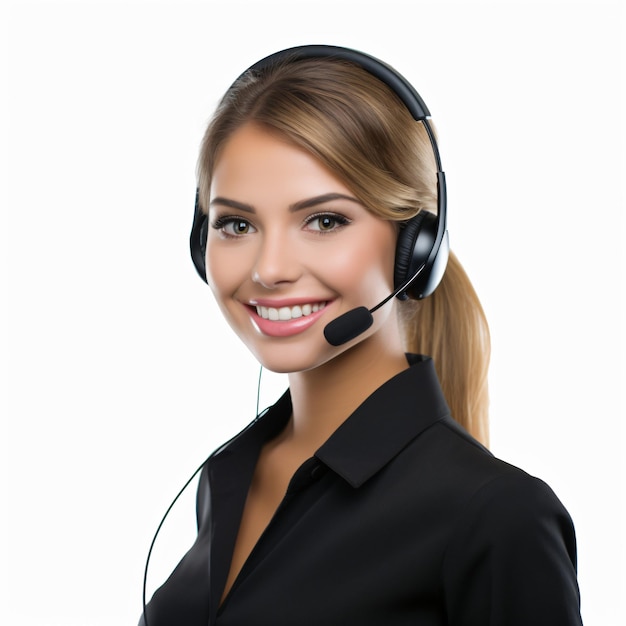 Call center woman