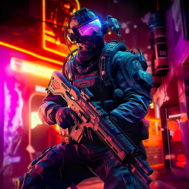 Call of Duty Colorful Gaming Wallpaper 4K