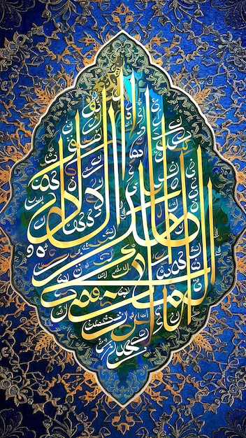 Calligraphy art design for room Islamic calligraphy interiors Wallmate canvas design