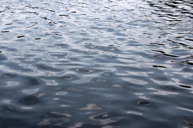 calm lake water with small waves