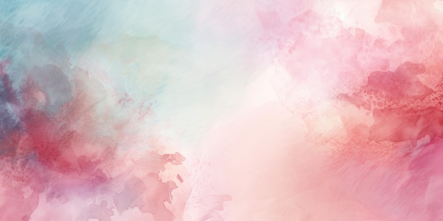 Calming Hues Aquarelle Textured Background with Subtle Splatter Details AI Generated