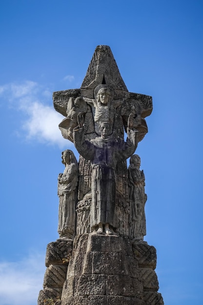 Calvary of Saint Franciscus church Santiago de Compostela Galicia Spain