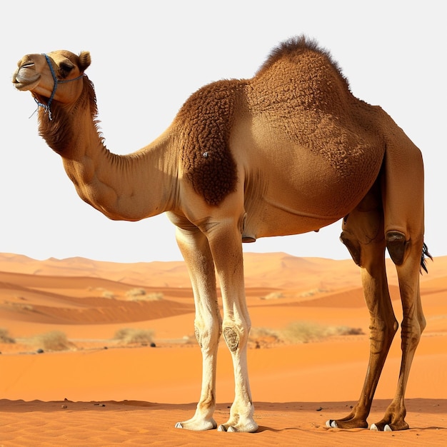 camel in the desert HD 8K wallpaper Stock Photographic Image