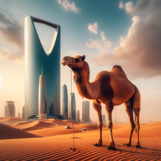 Camel Saudi Arabia Riyadh ai generator