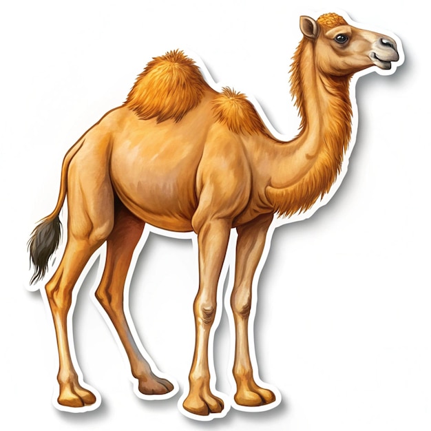 a camel with a camel on its back