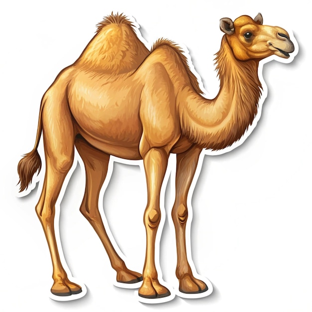 a camel with a camel on its back