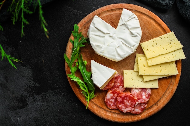 camembert or brie, cheese plate