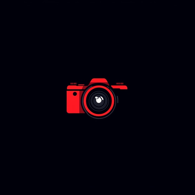 Photo camera logo symbol illustration design