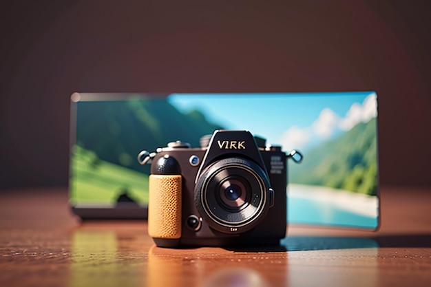 Camera Video Recorder Photography Professional Equipment Wallpaper Background Illustration