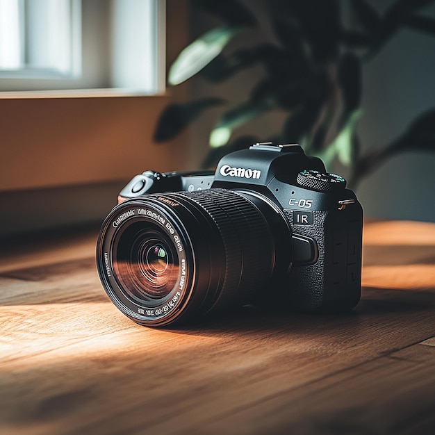 a camera with the word canon on it