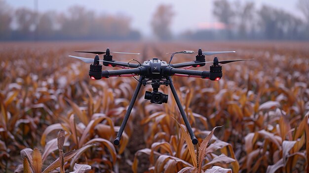 A CameraEquipped Drone Used Agriculture Background