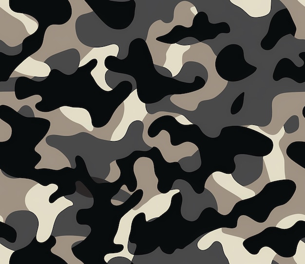 Photo camouflage pattern for clothing design trendy camouflage military pattern