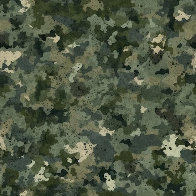 Camouflage Pattern Repeat Military Tactical and Versatile