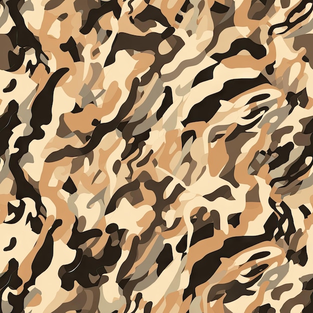 Camouflage Pattern Repeat Military Tactical and Versatile