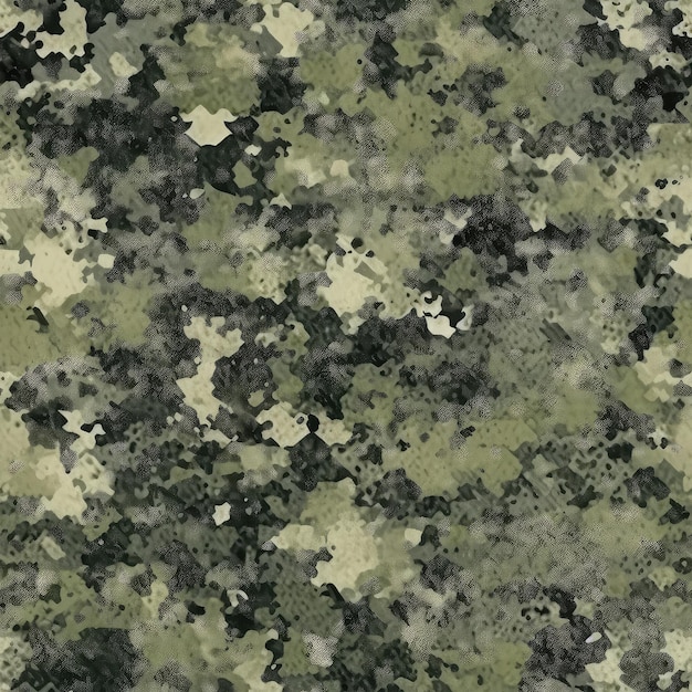 Camouflage Pattern Repeat Military Tactical and Versatile