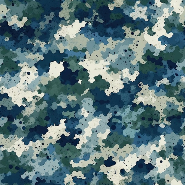 Camouflage Pattern Repeat Military Tactical and Versatile