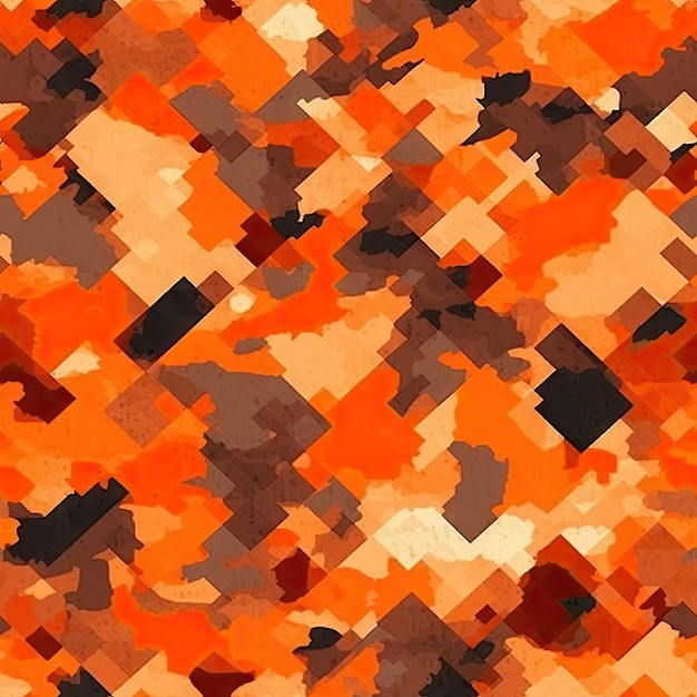 Camouflage Pattern Repeat Military Tactical and Versatile