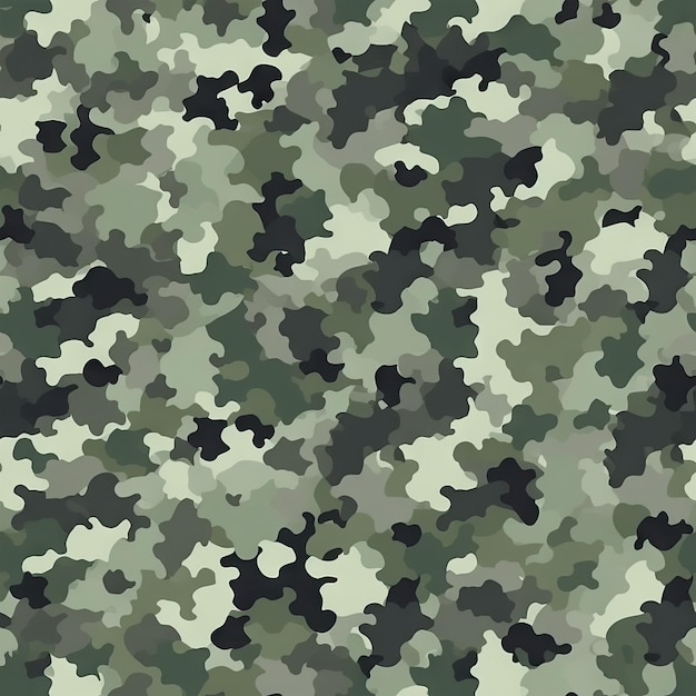 Camouflage Pattern Repeat Military Tactical and Versatile