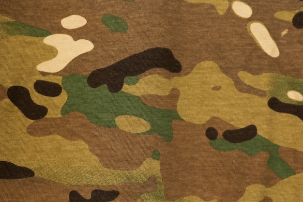 Camouflage textured military repetitive pattern