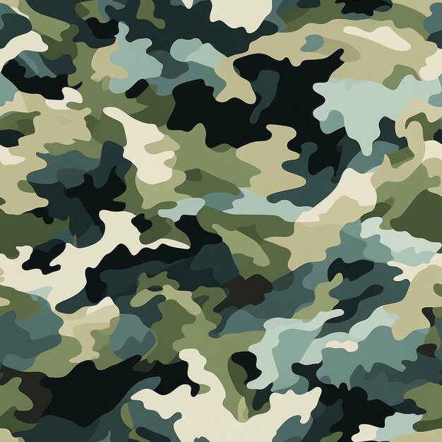 Camouflage Waves seamless texture