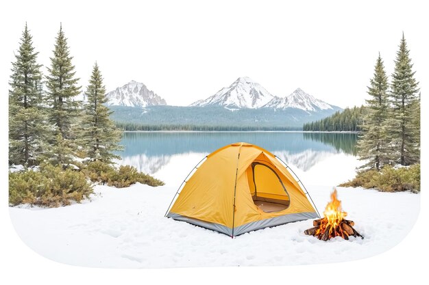 Camping In The Snowy Mountains