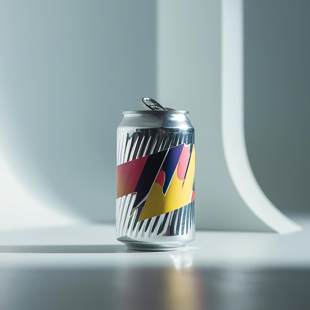 Photo a can of lightning is on a table