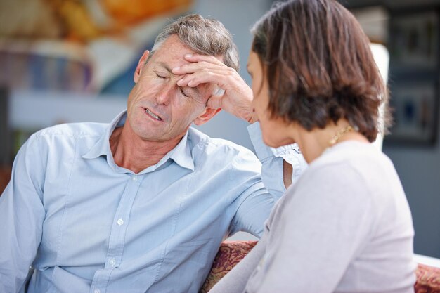 Can you just stop complaining Shot of a mature married couple having an argument at home