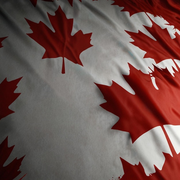 Photo canada flag background ai generative