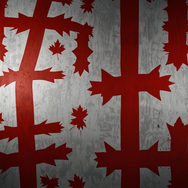 Photo canada flag background ai generative